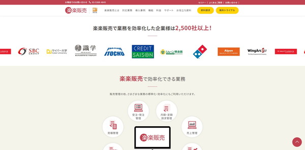 楽楽販売画像